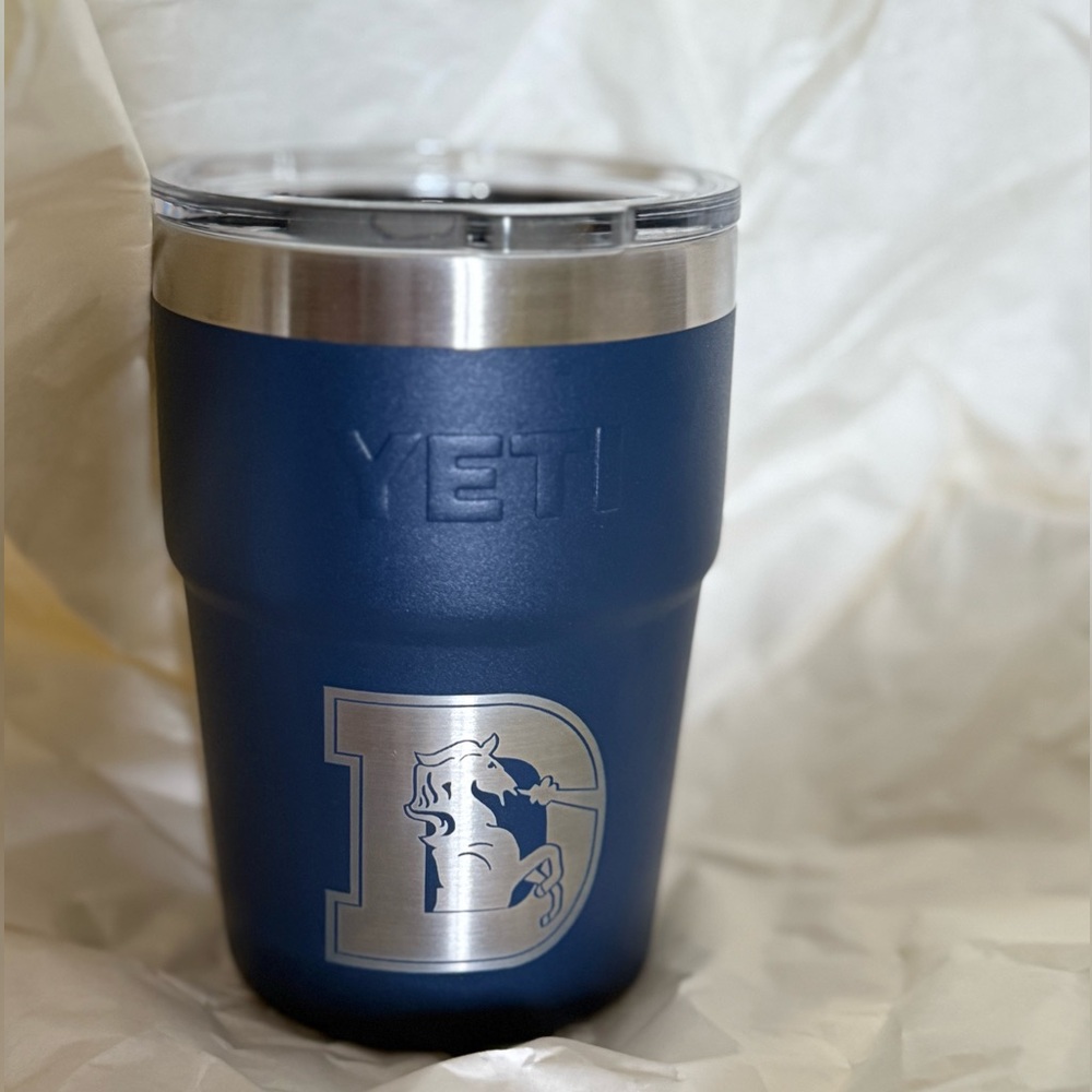 Denver Broncos YETI 16 oz stackable cup with MagSlider Lid-out of stock online!